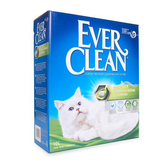 Ever Clean® Extra Strong Clumping - Fresh Scent kattsand - Ekonomipack: 2 x 10 l