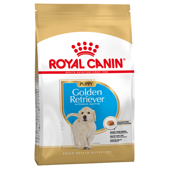 Ekonomipack: 2 / 3 påsar Royal Canin Breed Puppy / Junior Golden Retriever Puppy (2 x 12 kg)