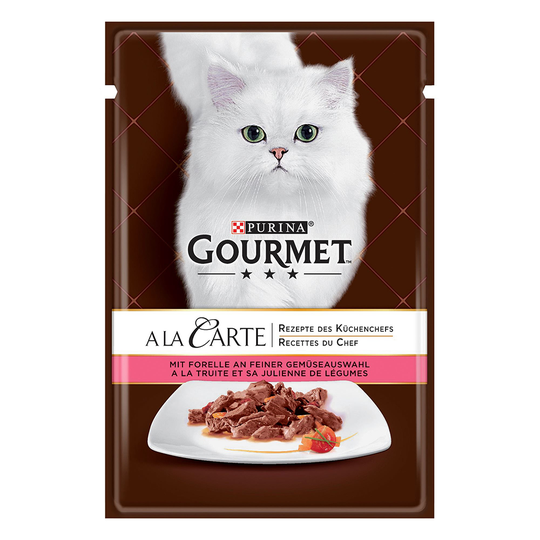 Gourmet A la Carte 26 x 85 g - Öring & grönsaker