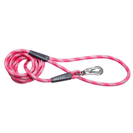 Koppel Runt m. Reflex, Pistolhake - Rosa / 180 cm