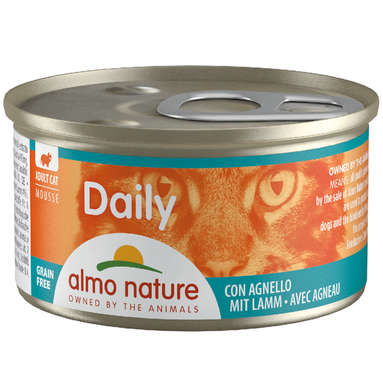 Almo Nature Daily Menu 6 x 85 g - Mousse med lamm