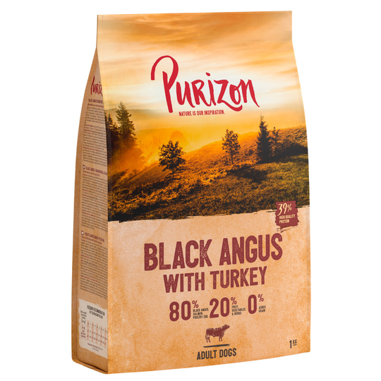 Purizon Adult Black Angus Beef & Turkey - Grain Free - 4 kg
