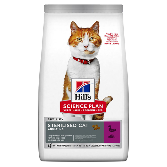 Sterilised Cat Adult torrfoder med anka - 1,5 kg