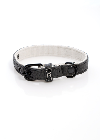 Funky Dog - Hundhalsband, Svart (M)