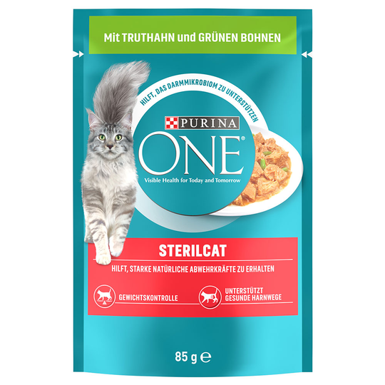20 + 6 på köpet! 26 x 85 g Purina ONE kattmat - Sterilised