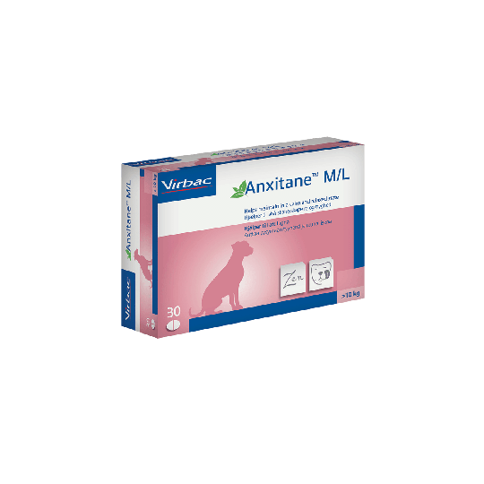 Anxitane fodertillskott - Medium/Large 30 tabletter