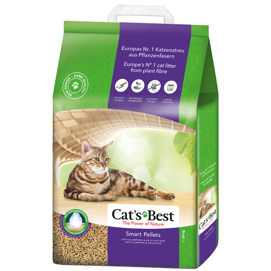 Cat's Best Nature Gold / Smart Pellets kattsand - Ekonomipack: 2 x 20 l (ca 18 kg)