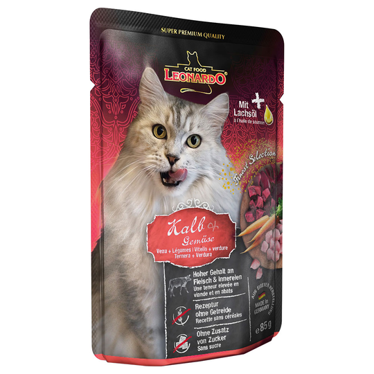 Ekonomipack: Leonardo Finest Selection Pouch 32 x 85 g Veal & Vegetables