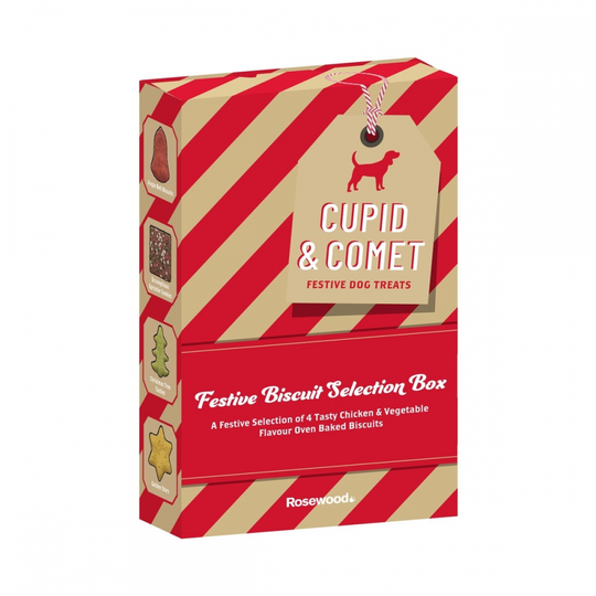 Rosewood Xmas Festive Biscuit Selection Godisbox till Hund 350 g