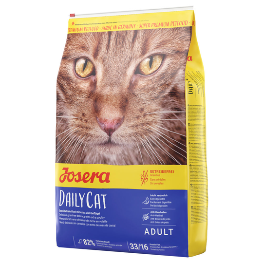 8 + 2 kg på köpet! 10 kg Josera torrfoder katt - DailyCat