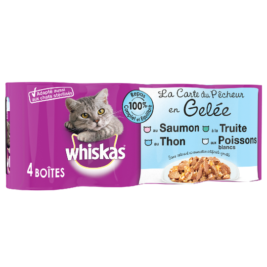 Whiskas La Carte 12 x 390 / 400 g - Fishermans in Jelly (12 x 390 g)