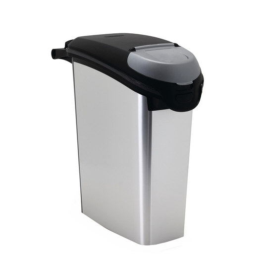 Curver Metallic fodercontainer Upp till 10 kg torrfoder
