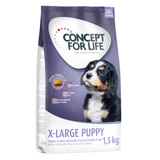 Concept for Life 1 / 1,5 kg till lågt prova-på-pris! - X-Large Puppy 1,5 kg