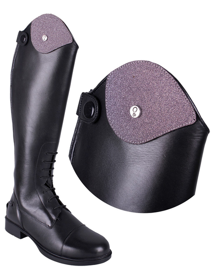 Utbytbar dekoration till QHP:s "Romy"- Glitter Pink (38-39-40)