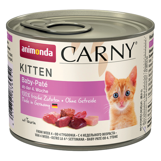 Ekonomipack: Animonda Carny Kitten 24 x 200 g Baby-Paté