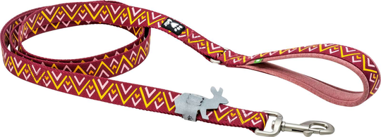 Hurtta Razzle-Dazzle Koppel 180cm - Beetroot (180cm x 25mm)