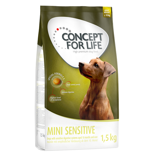 Concept for Life 1 / 1,5 kg till lågt prova-på-pris! - Mini Sensitive 1,5 kg
