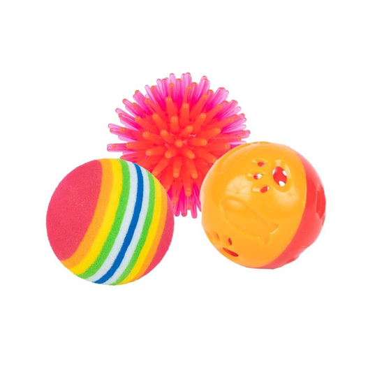 Little&Bigger PurePurr Colorfull Mix Bollar 3-pack