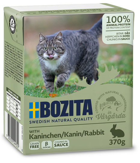 Bitar i sås Kanin för katt - 16 st x 370 g