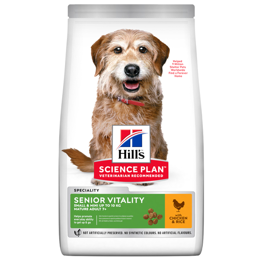 Hill's Science Plan Puppy/Senior till sparpris! ***dO NOT- Mature Adult Senior Vitality 7+ Small & Mini, kurczak, 6 kg