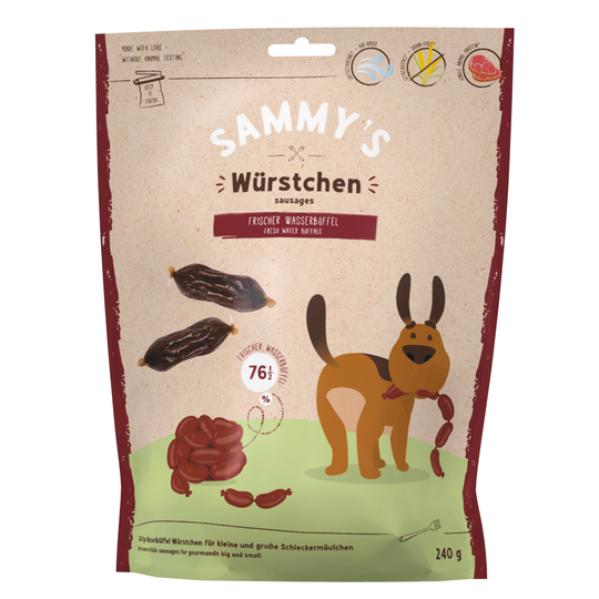 Sammy's sausages med vattenbuffel - 6 x 240 g
