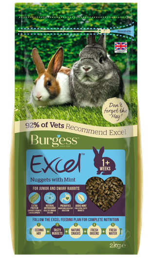 Excel Kaninfoder Mynta för Unga & Dvärgkaniner - 4 kg