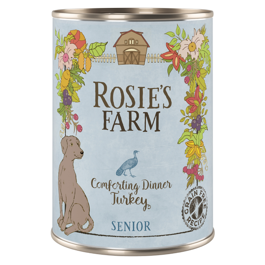 Rosie's Farm Senior 6 x 400 g - Senior: Turkey