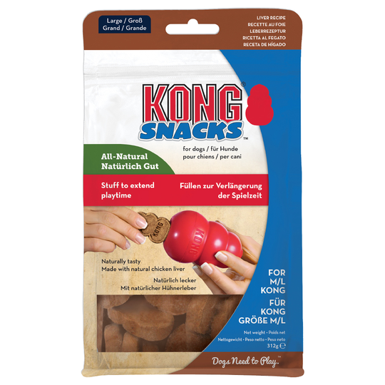KONG Snacks Liver - L: 312 g (7 g / st)