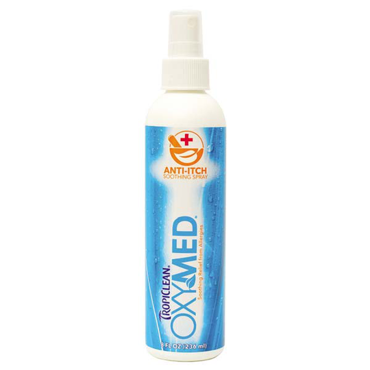 Tropiclean Oxy Med Itch Relief Spray - 236 ml