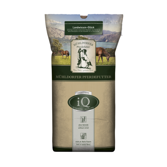 Mühldorfer IQ Landwiesen-Glück spannmålsfritt - 12,5 kg