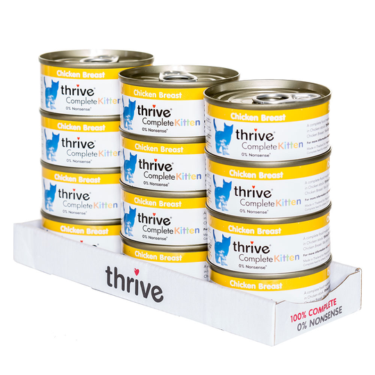 Thrive Complete Kitten 12 x 75 g - Kyckling