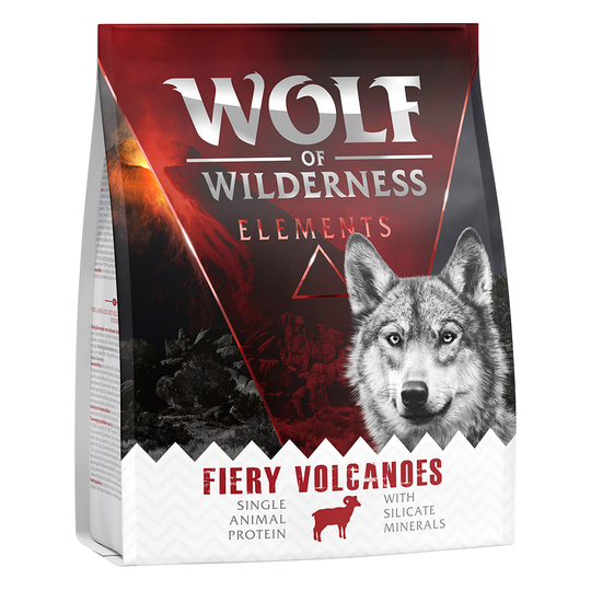 Prova-på-pris! Wolf of Wilderness torrfoder för hund! - Fiery Volcanoes - Lamb (300 g)