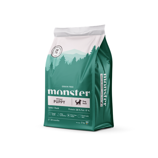 Dog Grain Free Puppy All Breed Lamb/Duck - 2 kg