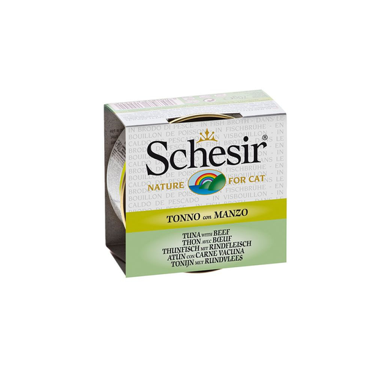 Schesir Adult Tonfisk & Biff i Sås 70 g