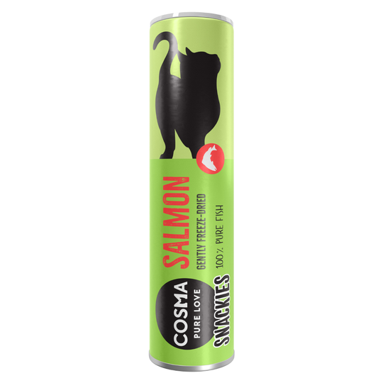 Cosma Snackies frystorkat kattgodis Lax, 21 g