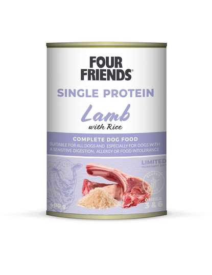 Single Protein Lamb & Rice Våtfoder - 6 st x 400 g