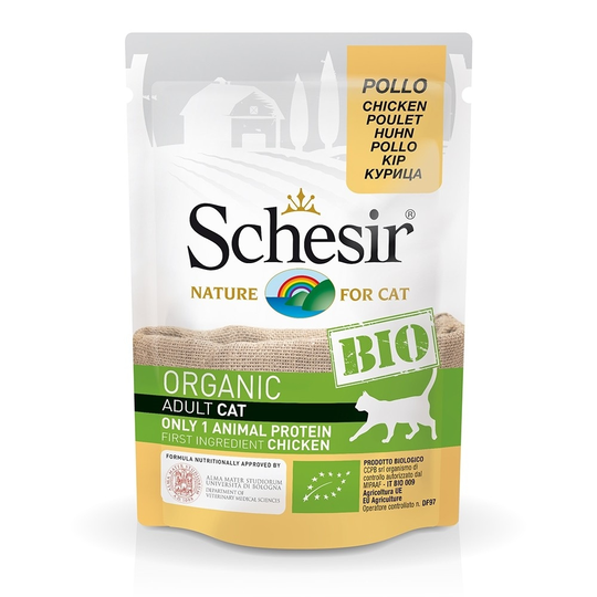 Schesir Bio Adult Kyckling Paté 85 g