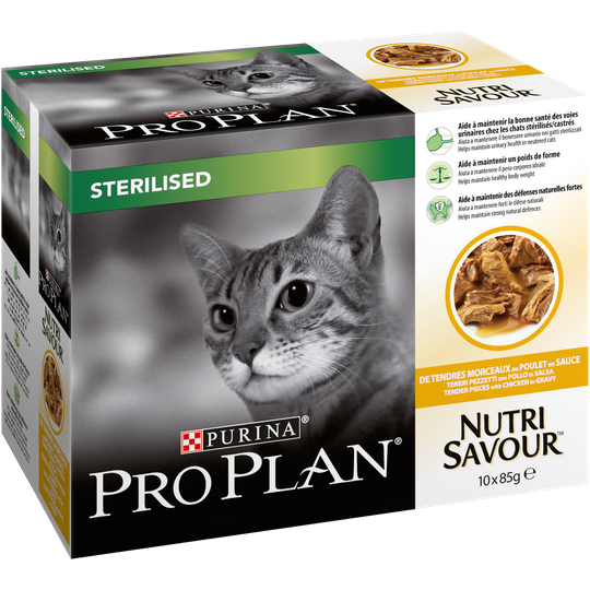 Sterilised Cat Chicken Wet - 10 x 85 g