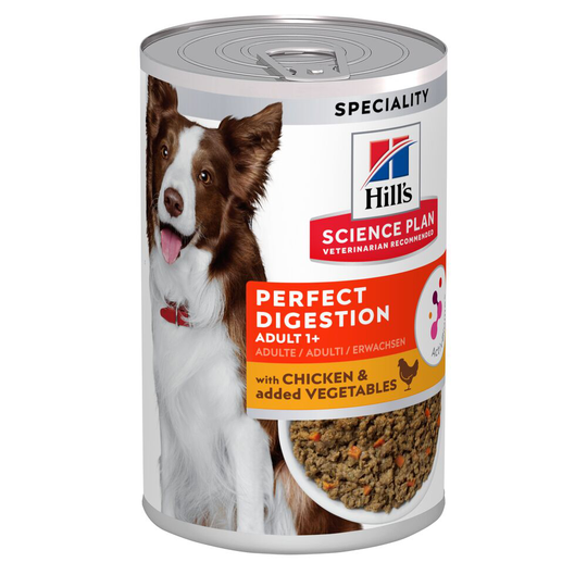 24 x 363 g / 370 g Hill's Science Plan våtfoder till sparpris! - Adult Perfect Digestion Chicken (24 x 363 g)