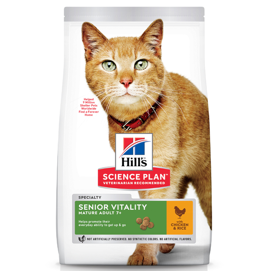 Hill's Science Plan Mature Adult Senior Vitality Chicken & Rice - Ekonomipack: 2 x 7 kg