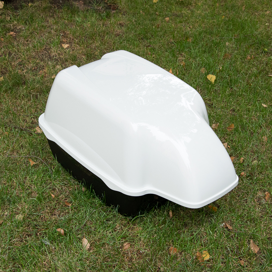 Ferplast Outdoor kattoalett med tak - Svart/vit
