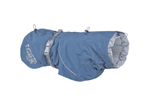 Hurtta Monsoon Coat Regntäcke - Blåbär (55 cm)