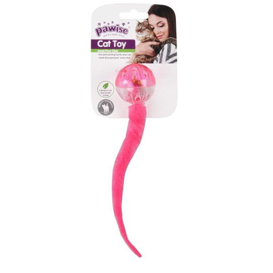 Pawise Plastboll med Svans 4,3 cm