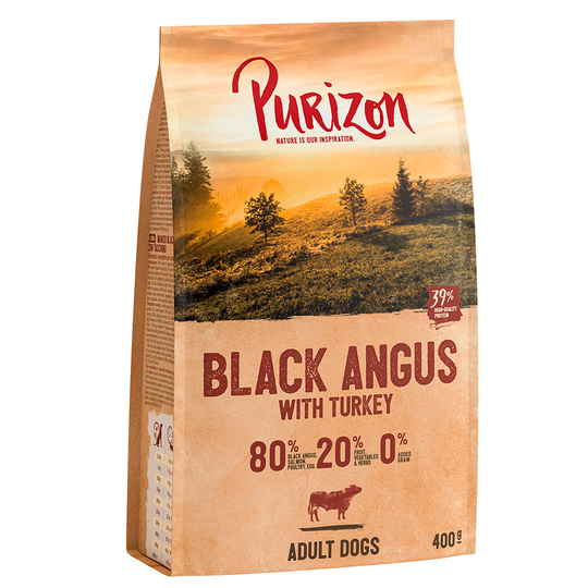 Prova-på-pris! Purizon 300 - 400 g - Adult Black Angus Beef & Turkey - Grain Free