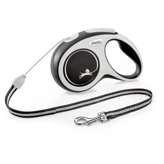flexi New Comfort linkoppel S svart, 8 m - flexi New Comfort linkoppel S svart, 8 m
