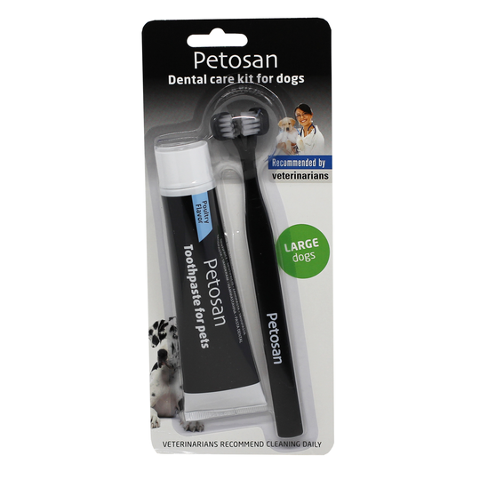 Petosan Dental Care kit - tandvårdskit för hund - Large