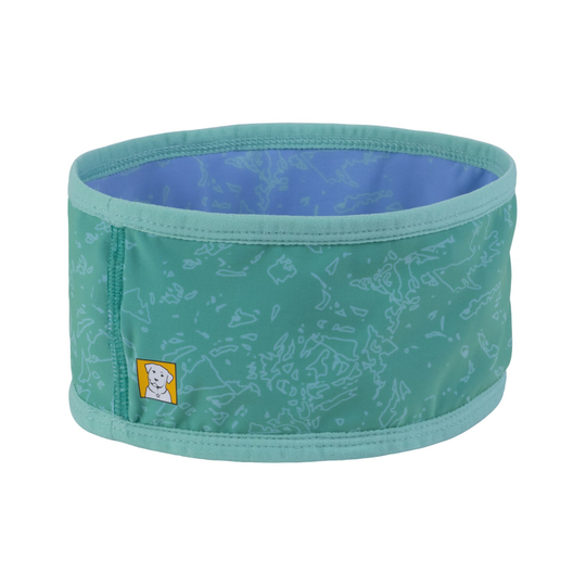 RUFFWEAR Swamp Cooler Neck Gaiter, Aurora Teal/Heliotrope Purple - S: 38-43 cm halsomfång