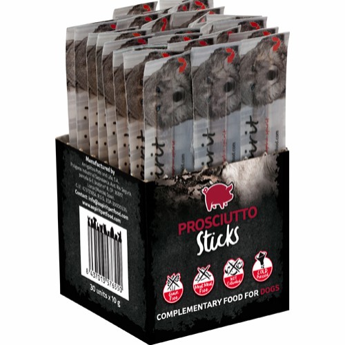 AlphaSpirit Prosciutto Sticks till hund - 30-pack