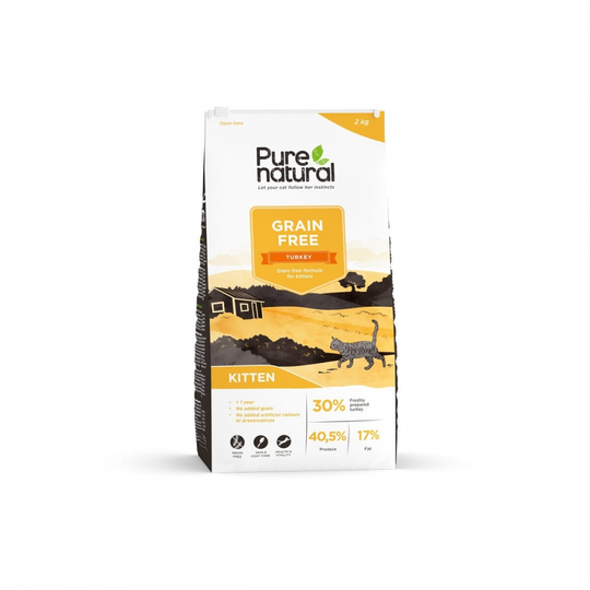 Purenatural Kitten Grain Free Turkey (2 kg)