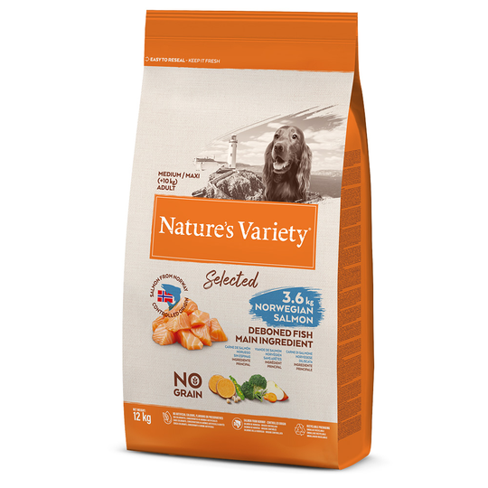 Nature's Variety Selected Medium Adult Norwegian Salmon - 12 kg
